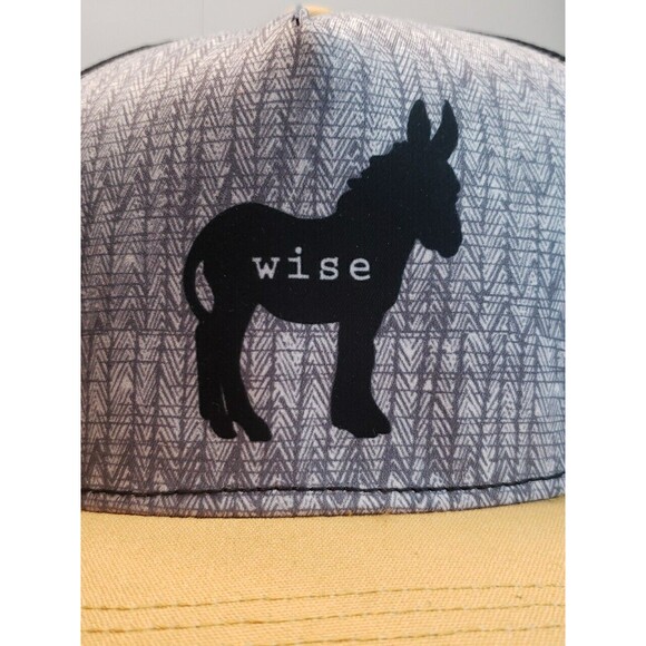 Prana  Wise A$$ Donkey Snapback Trucker Hat - Picture 3 of 11